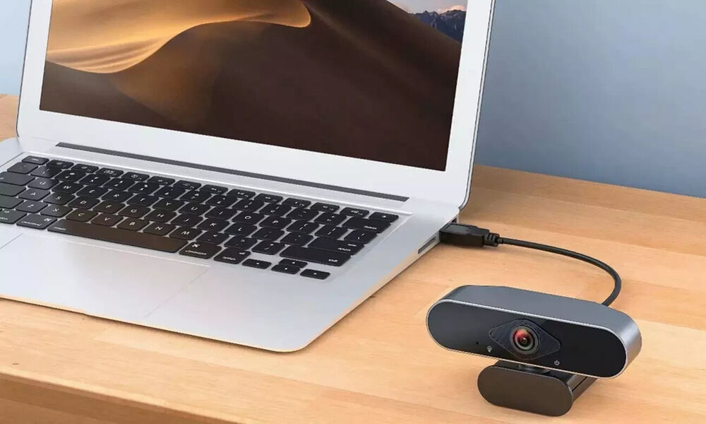 1080P Full HD USB Webcam with Built-in Mic for Clear Video Communication