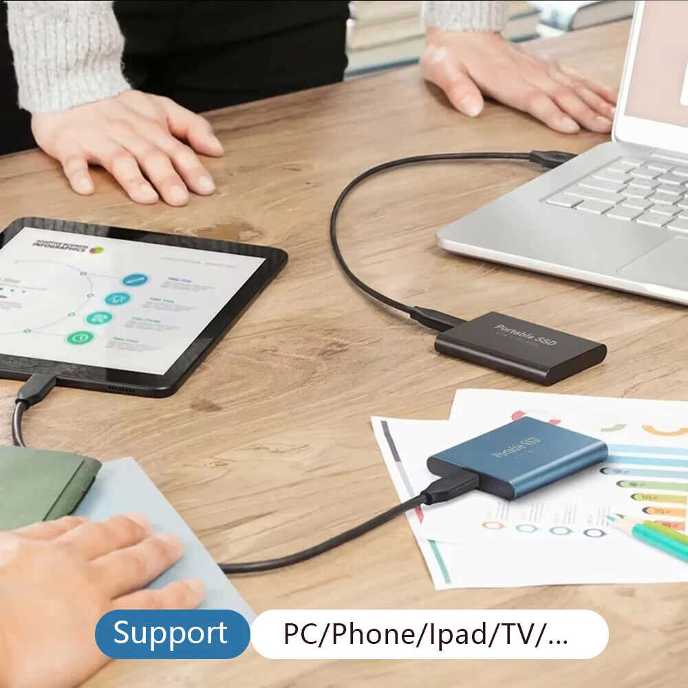 1TB High-Speed USB 3.1 Type-C External SSD - Portable Storage Solution