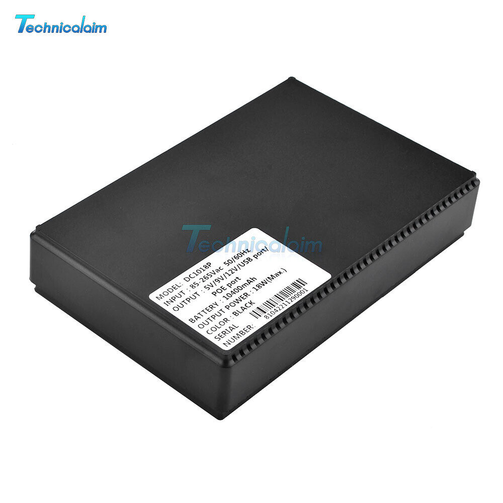 Portable 10400mAh UPS Power Supply for WiFi Routers