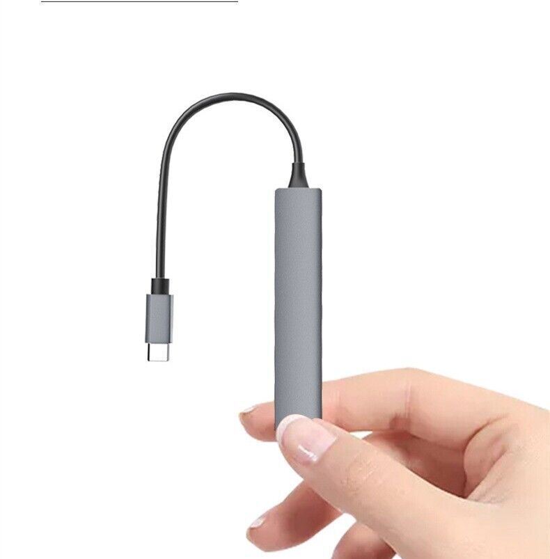 4-Port USB-C Hub Adapter for Enhanced Connectivity
