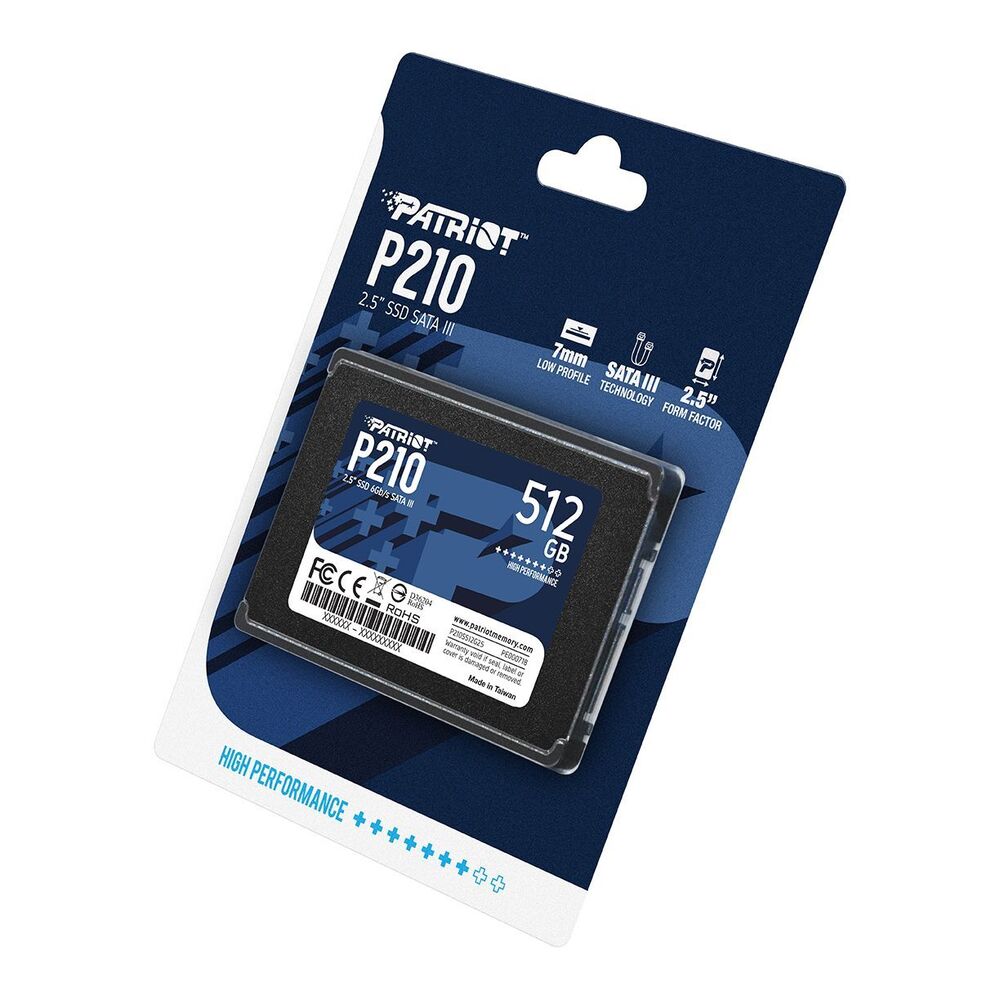 Patriot P210 512GB SSD - Boost Your System Speed with High-Performance Storage
