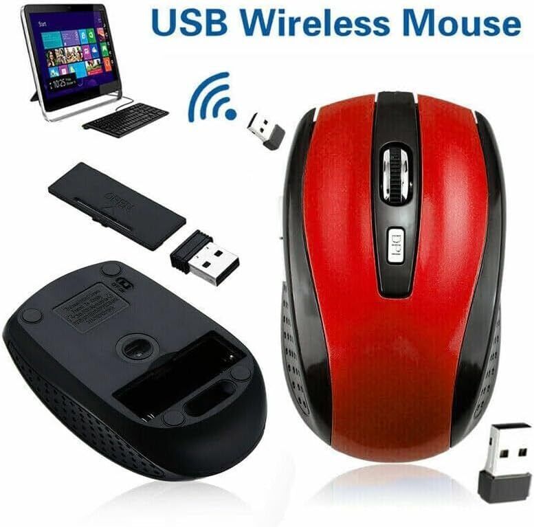 2.4GHz Dual Wireless Optical Mouse with Adjustable DPI