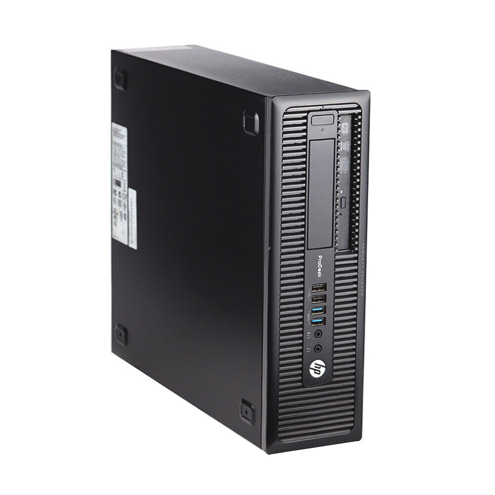 HP ProDesk G1 Desktop Computer - Intel Pentium, 8GB RAM, DVD, WiFi, Windows 10