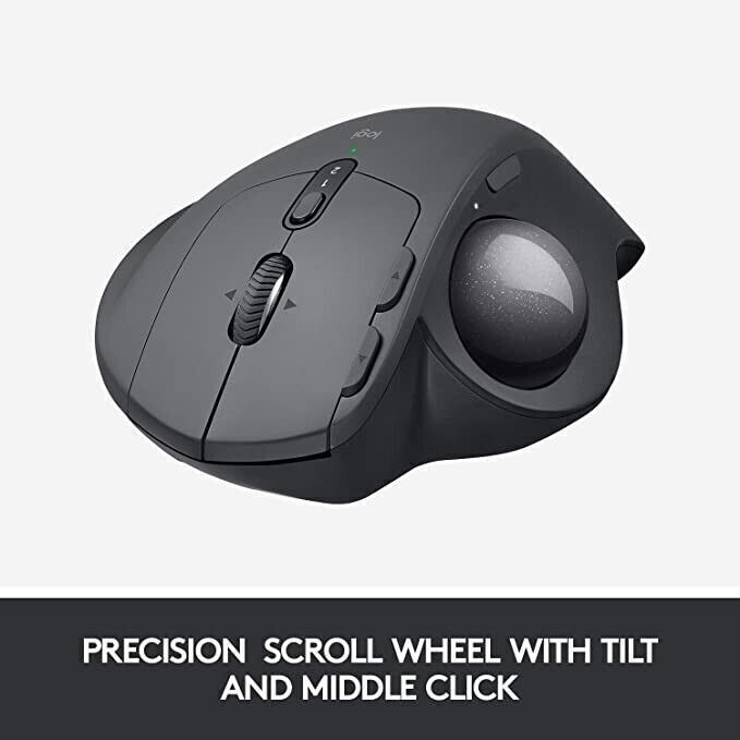 Logitech MX Ergo Plus Wireless Mouse - Ergonomic, Advanced Tracking