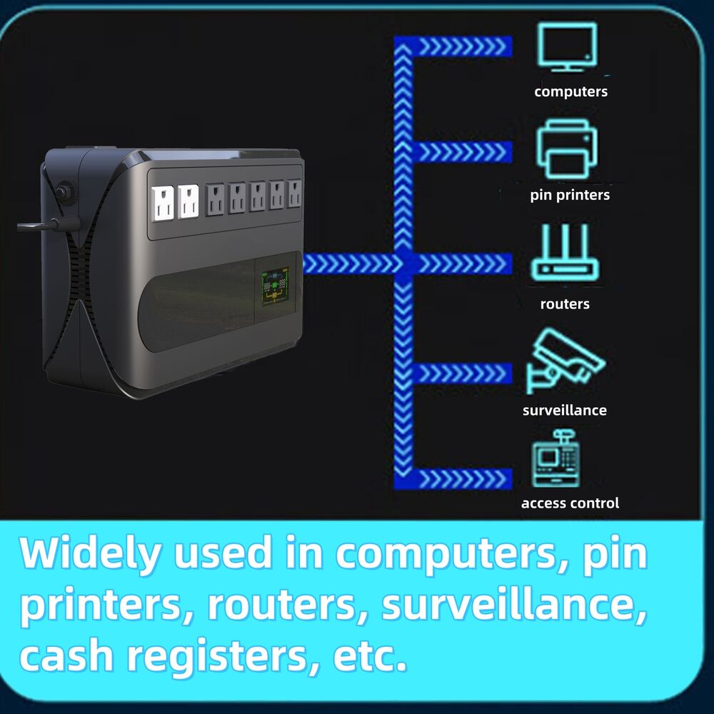 Uninterruptible Power Supply 1000VA/500W with Battery Backup