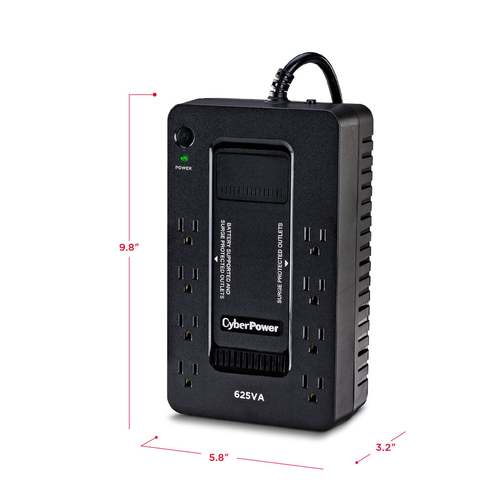 CyberPower XC625-R 625VA/375W UPS - Certified Refurbished Power Backup