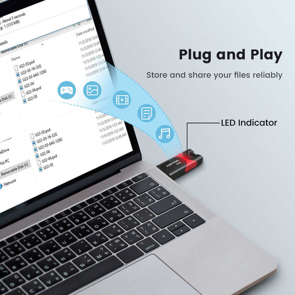 Ultra-Fast USB 3.0 Retractable Flash Drive - High-Capacity Storage