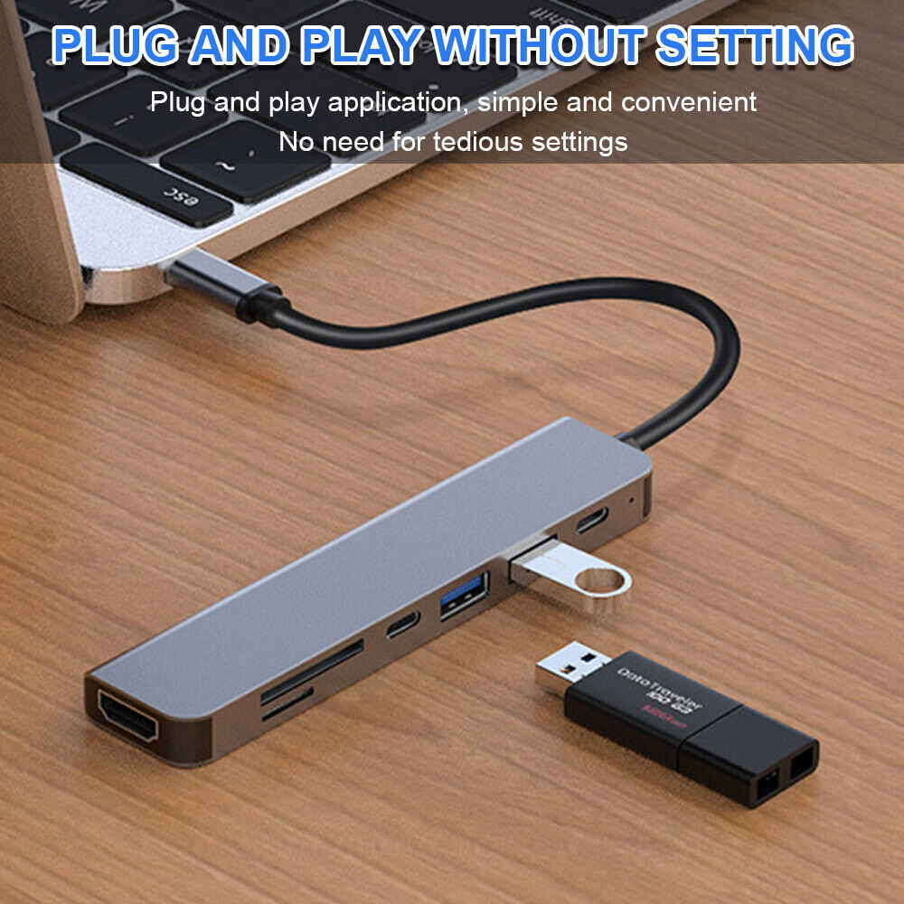 USB-C Ethernet Hub for Enhanced Connectivity
