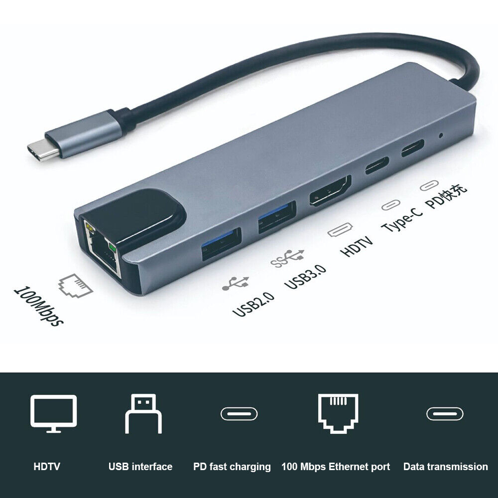 USB-C Ethernet Hub for Enhanced Connectivity