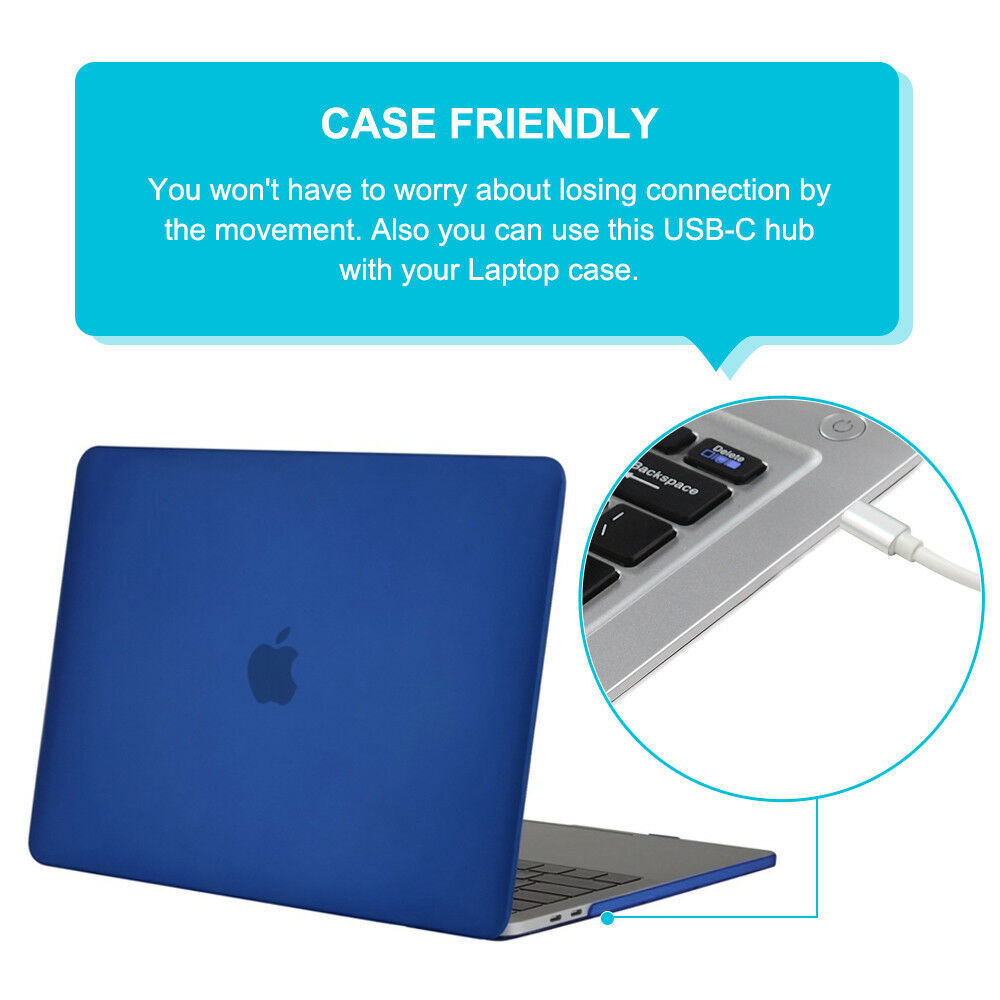 Aluminum USB-C Hub Adapter with 3 USB 3.0 Ports and SD/TF Card Reader