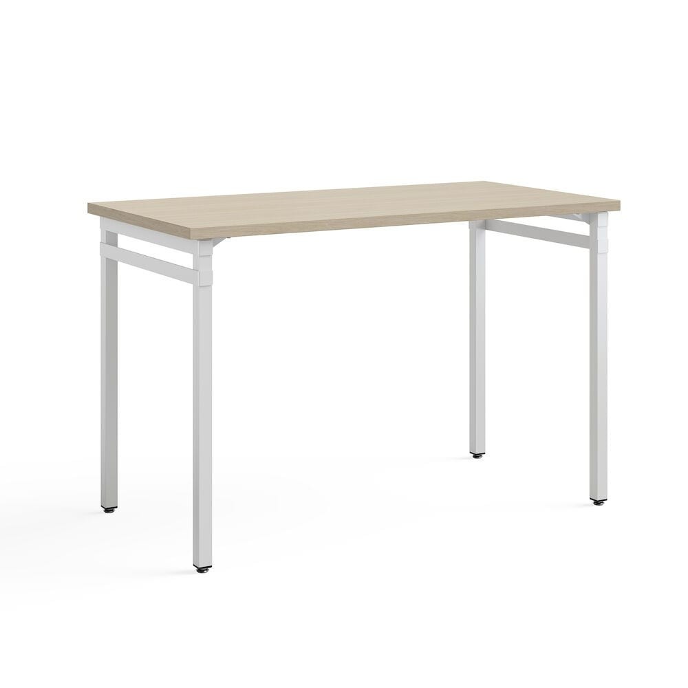 Elegant Industrial-Style Computer Desk with Built-In Craft Table