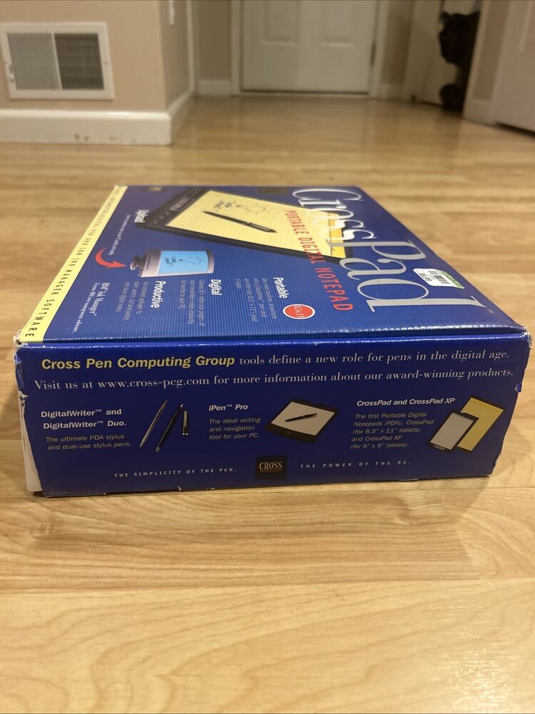 Revolutionary CrossPad Digital Notepad - Open Box, Complete Set
