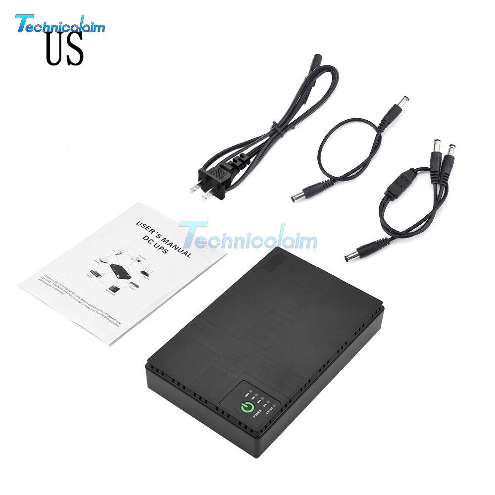 Portable 10400mAh UPS Power Supply for WiFi Routers