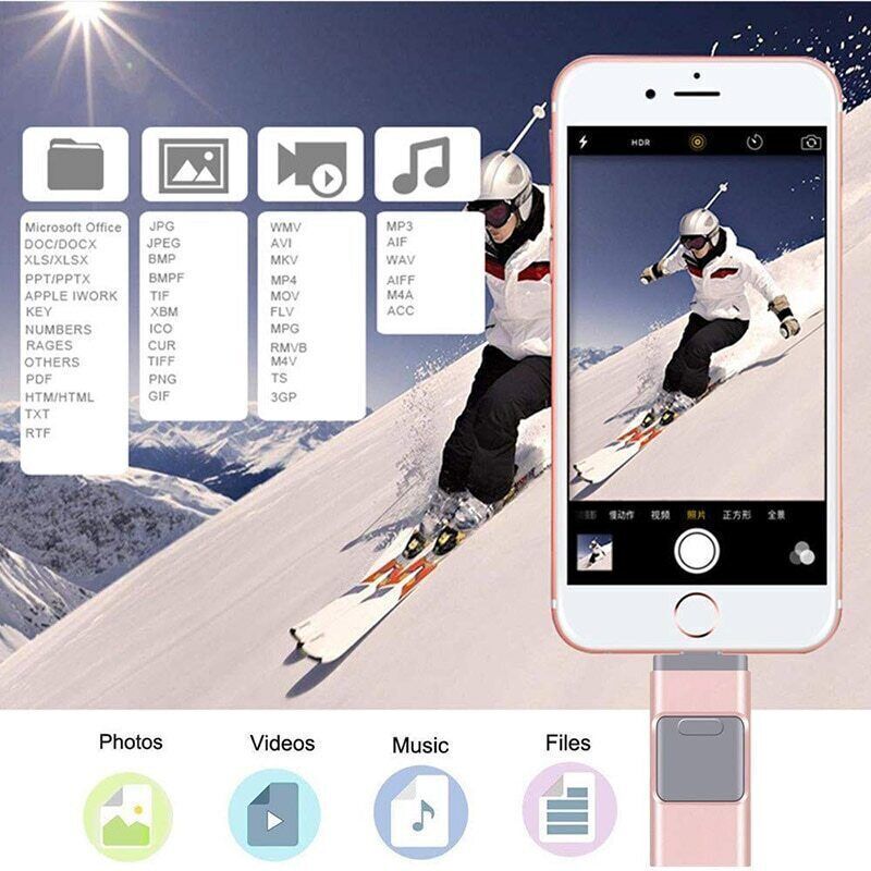 All-in-One 4in1 USB 3.0 Flash Drive - High-Speed Storage for All Your Devices