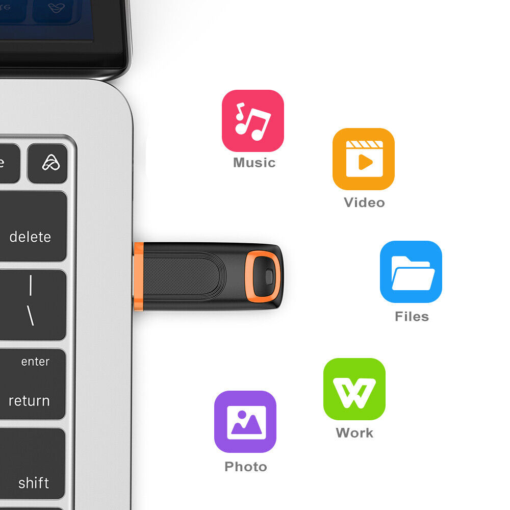 5/10 Pack High-Capacity USB 2.0 Flash Drives