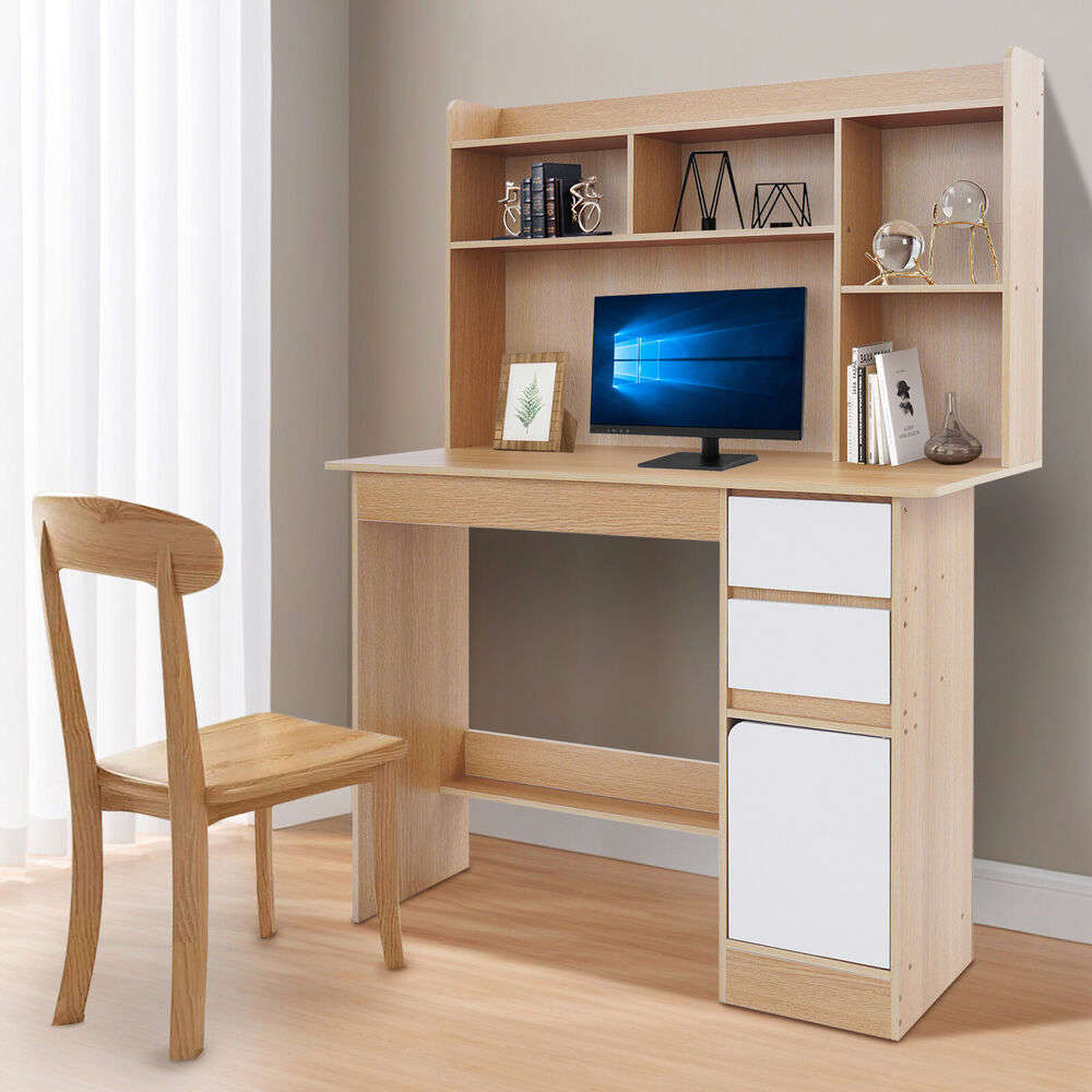 Stylish Oak Multipurpose Home Office Desk