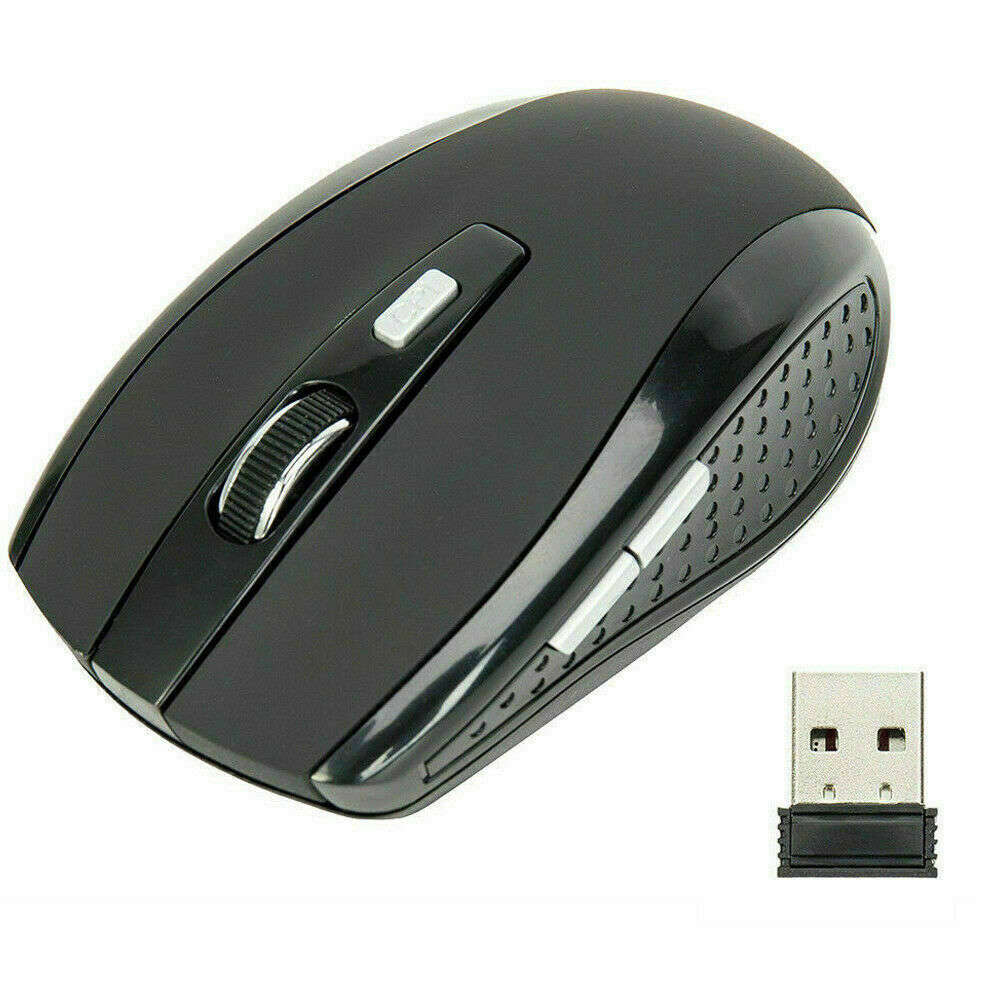 2.4GHz Wireless Optical Mouse with Adjustable DPI and Ergonomic Design