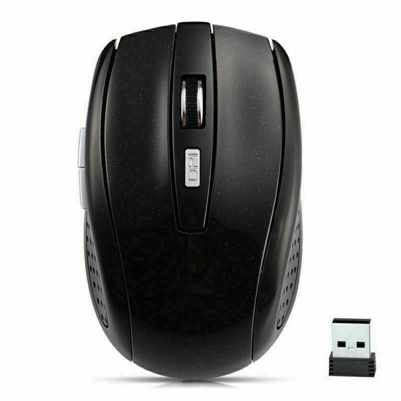 2.4GHz Wireless Optical Mouse with Adjustable DPI and Ergonomic Design