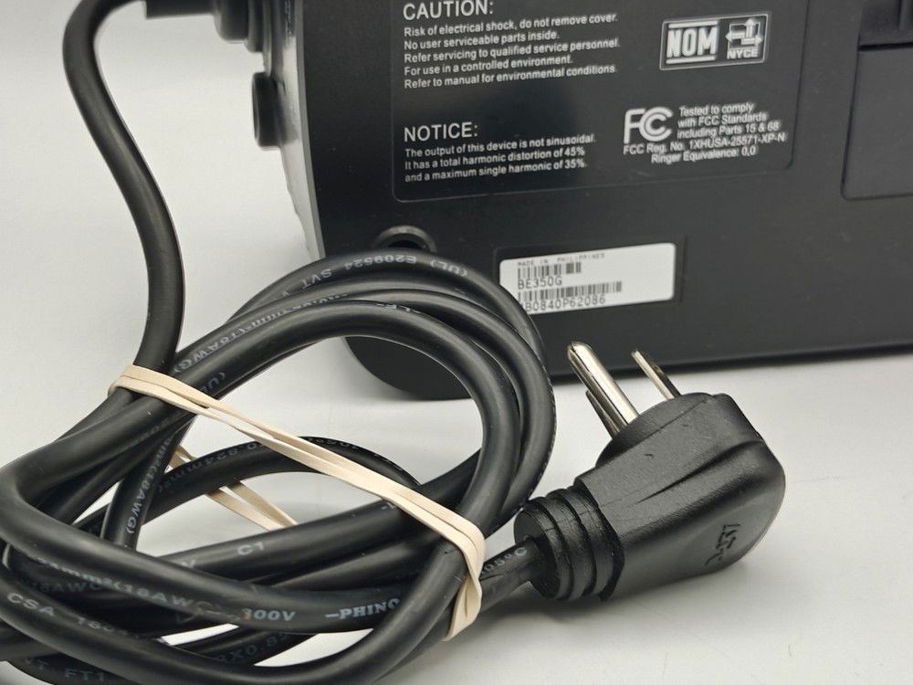 APC Back-UPS ES 350, 6-Outlet Surge Protector without Battery
