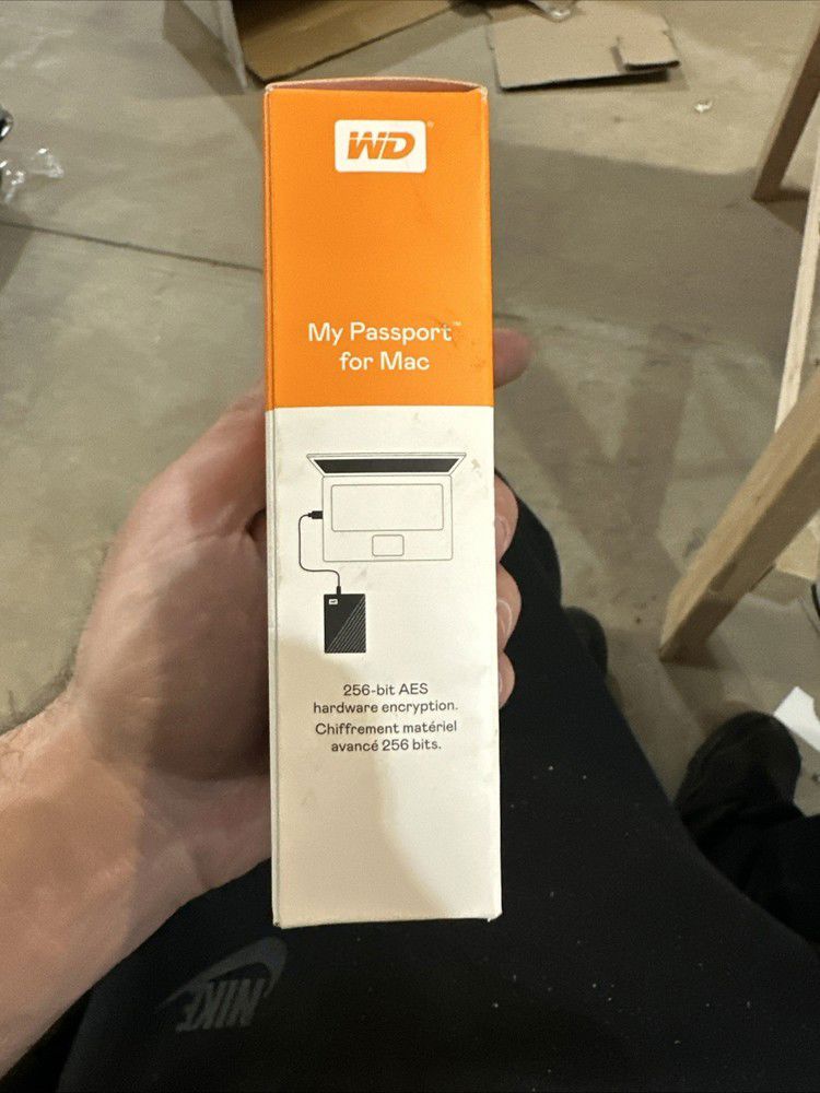 Western Digital My Passport 2TB USB-C Portable External Hard Drive - Sleek Storage Solution