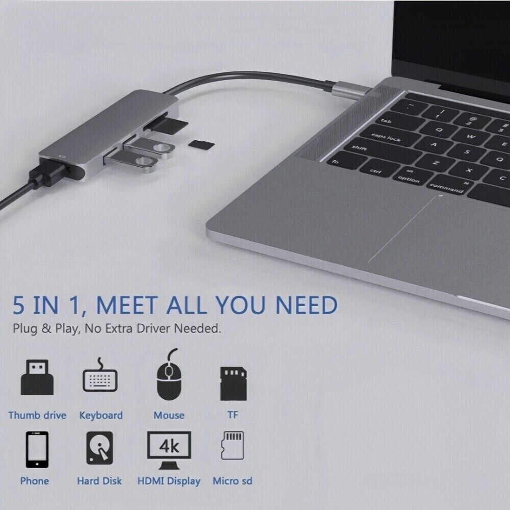 USB-C to HDMI Adapter for Enhanced Display Connectivity