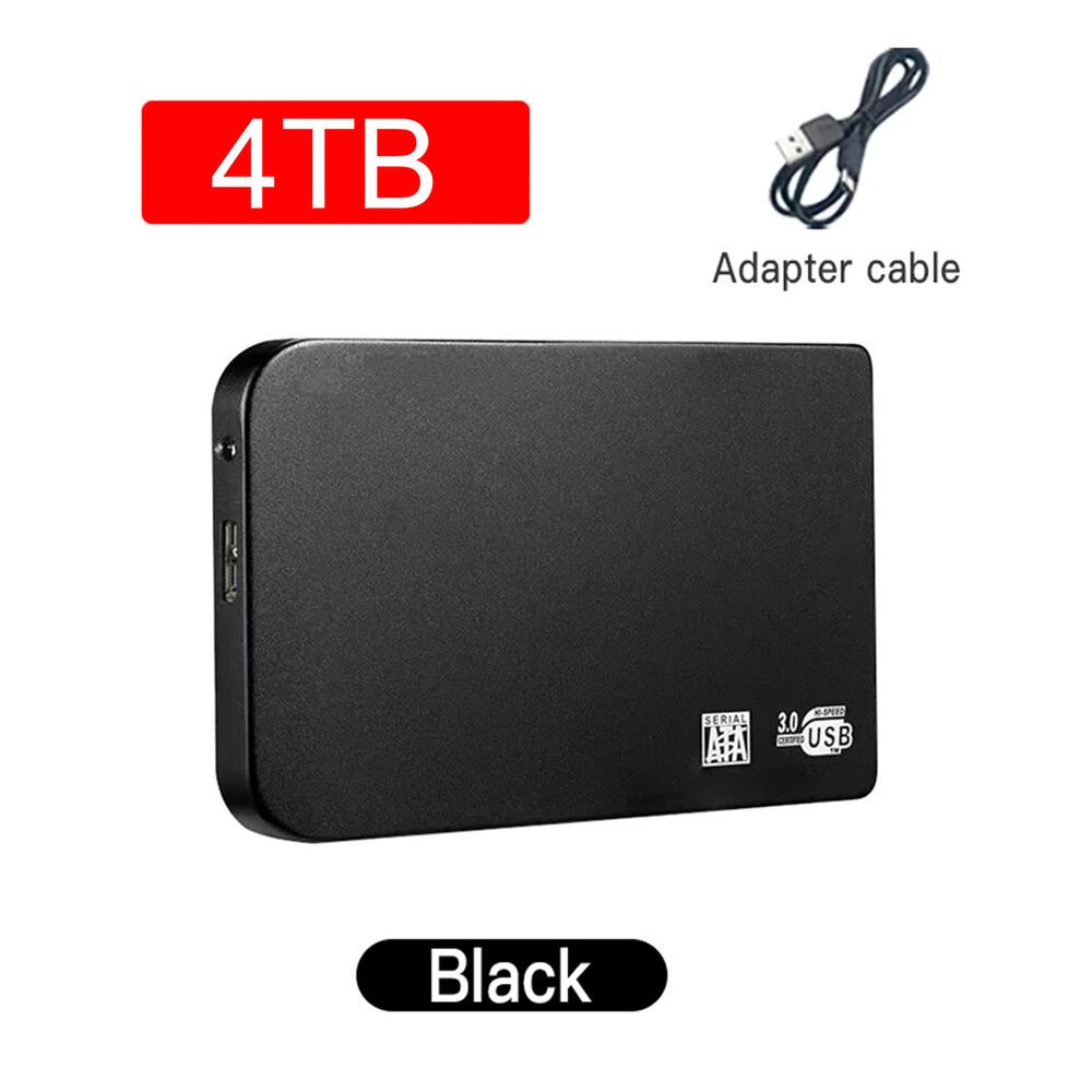 Enhanced Storage with 1/2/4TB USB 3.0 External Hard Drive