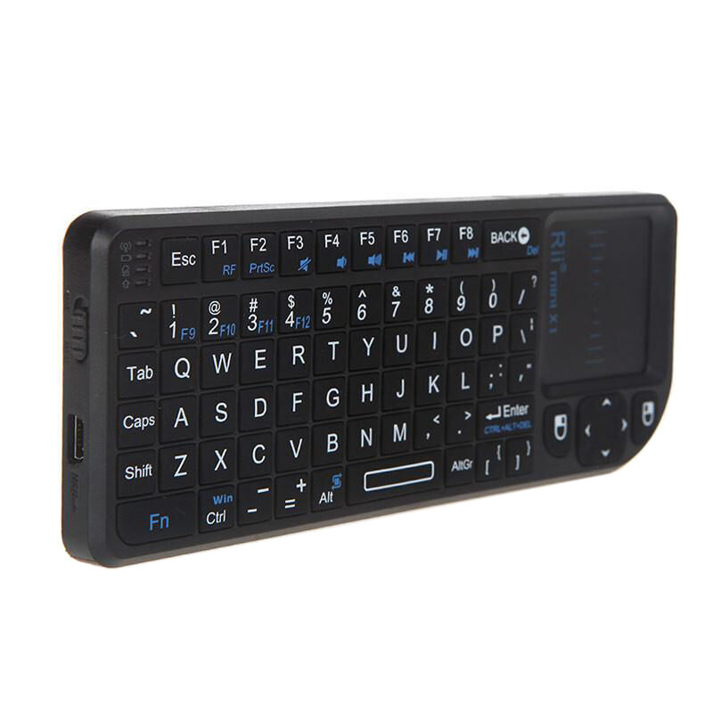 Rii X1 2.4Ghz Wireless Mini Keyboard - Compact & Versatile for Multiple Devices