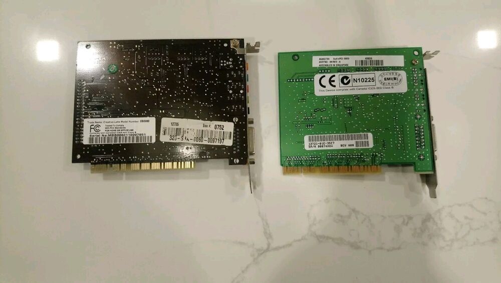Retro Gaming Audio Upgrade Bundle: Sound Blaster PCI & Aztec ISA Sound Cards