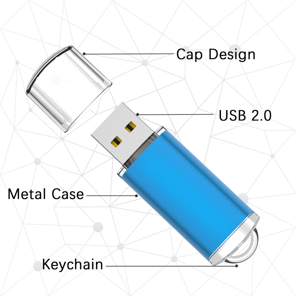 Enhanced Storage USB Flash Drives - 2GB to 64GB Variants