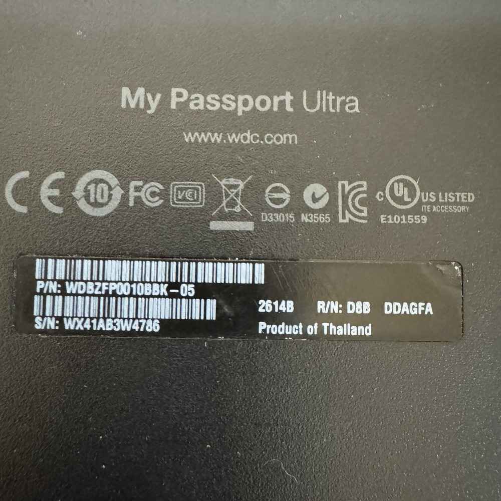 Western Digital WD My Passport Ultra - 1TB Portable External Hard Drive