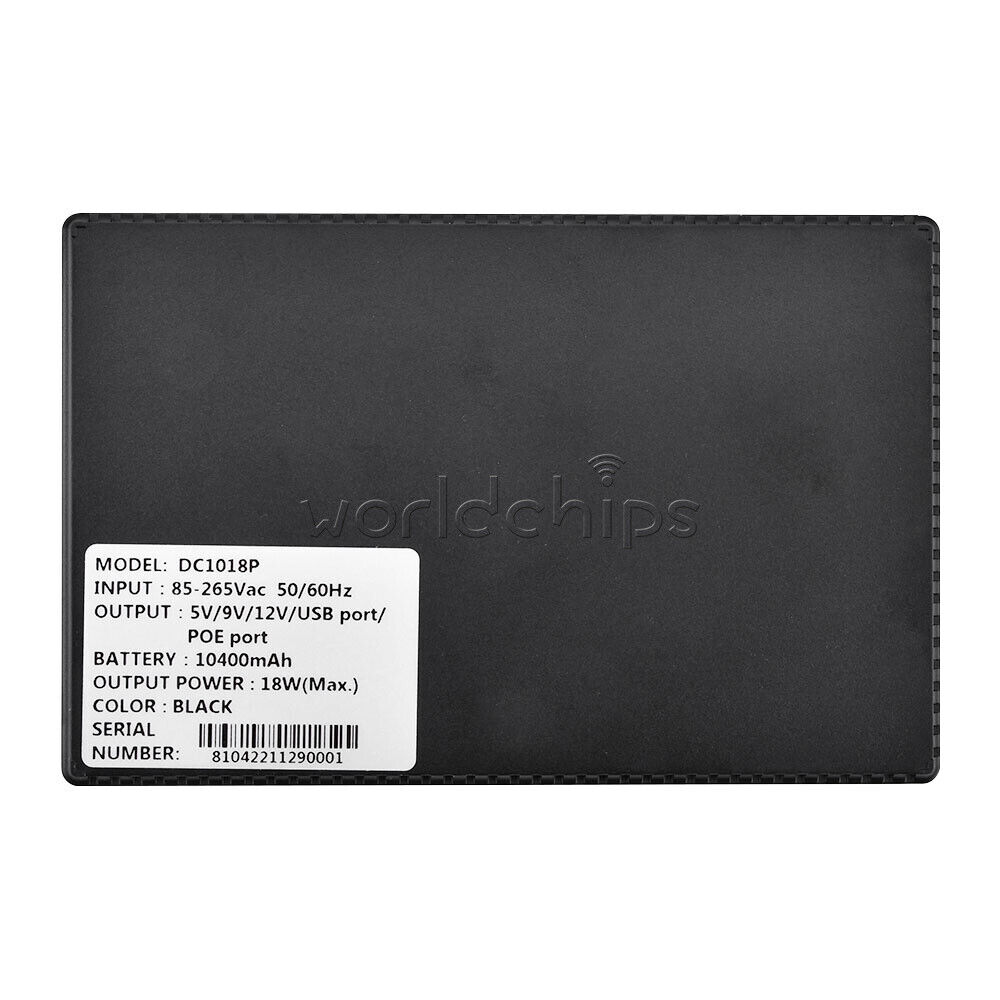 10400mAh Portable UPS for Continuous Router Power