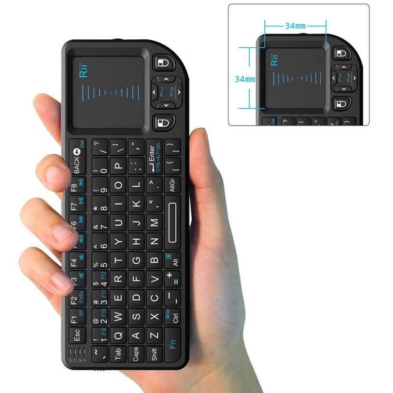Rii X1 2.4Ghz Wireless Mini Keyboard - Compact & Versatile for Multiple Devices