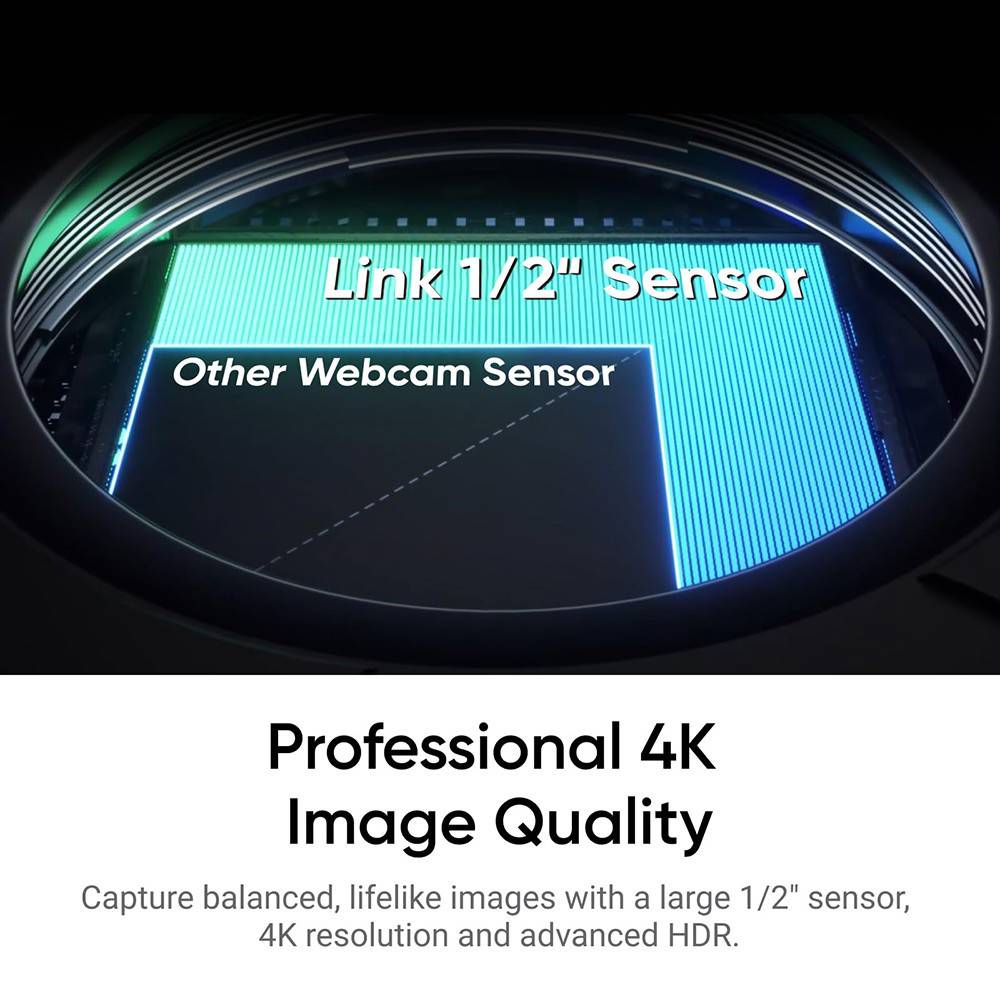 Insta360 Link 2C AI-Powered 4K Webcam - Enhance Your Video Conferencing Experience