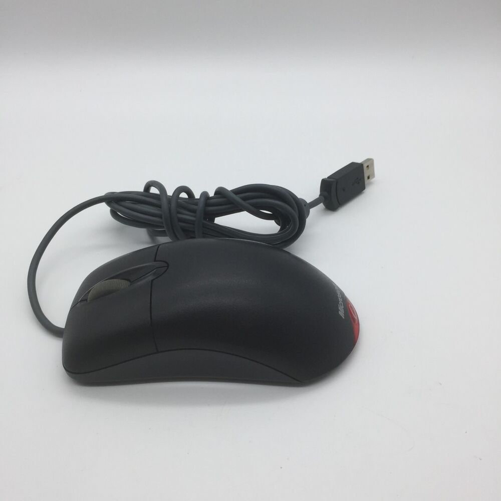 Microsoft Wheel Mouse Optical USB X802382 1.1A Black - Enhanced Precision, Comfort & Style