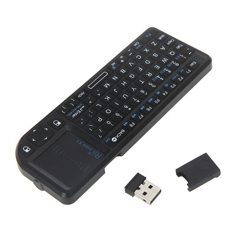 Rii X1 2.4Ghz Wireless Mini Keyboard - Compact & Versatile for Multiple Devices