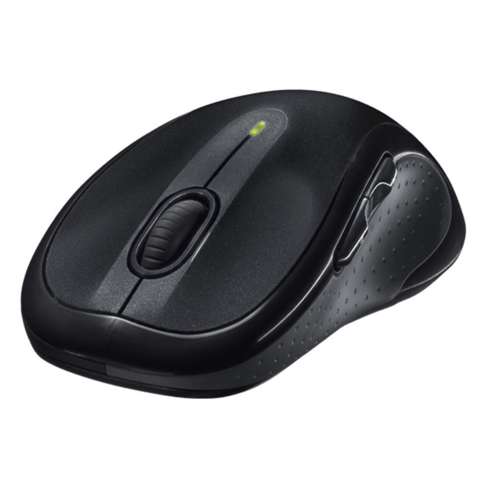 Logitech M510 Wireless Laser Mouse - Dark Grey with USB Receiver & Batteries