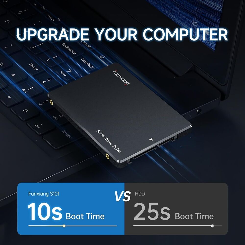 FanXiang S101 256GB 3D NAND SSD - Enhanced Performance SATA III Drive