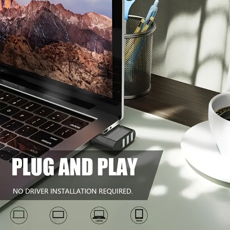 3 Port USB 3.0 Hub Splitter - Boost Connectivity for Multiple Devices
