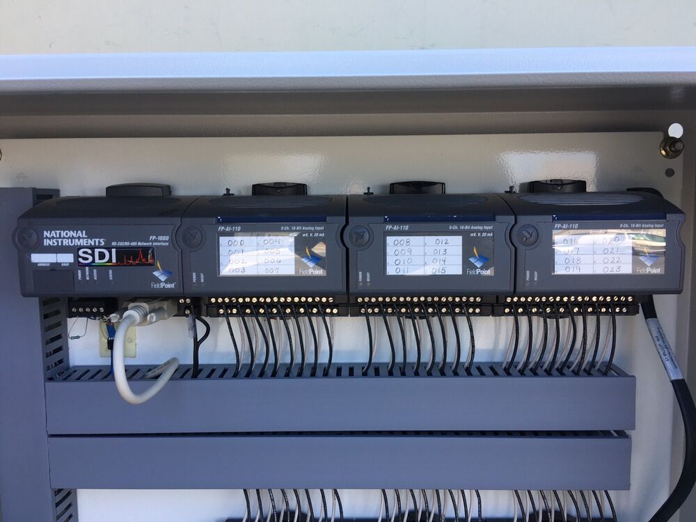 National Instruments NI FP-1000 & FP-AI-110 FieldPoint Industrial Automation Interface Box