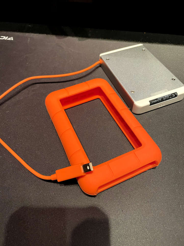 LaCie Rugged LRD0TU1 Thunderbolt 2 & USB External Hard Drive - High-Performance, Durable Storage