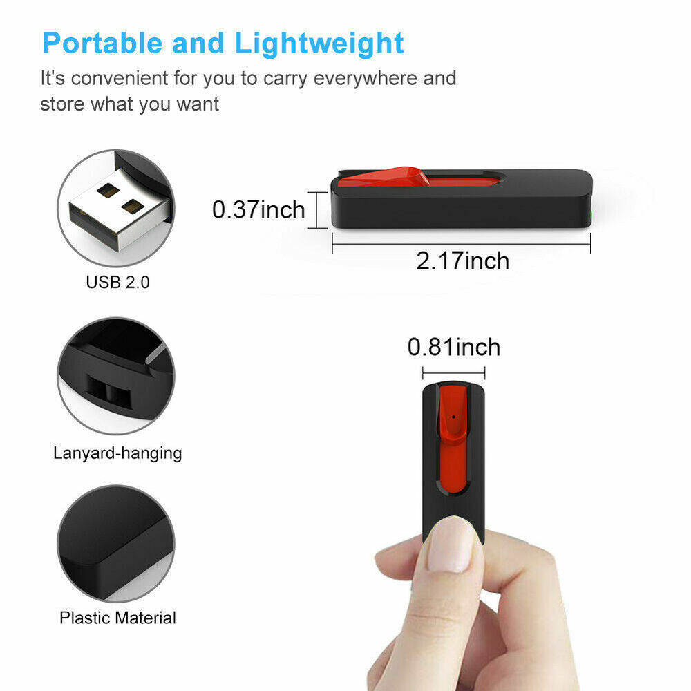 High-Capacity USB 2.0 Flash Drives - Portable Storage Solutions