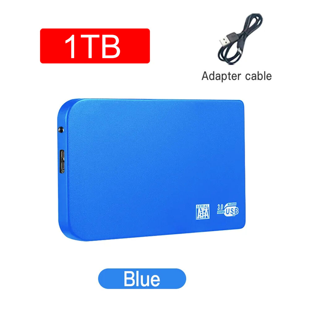 Enhanced Storage with 1/2/4TB USB 3.0 External Hard Drive