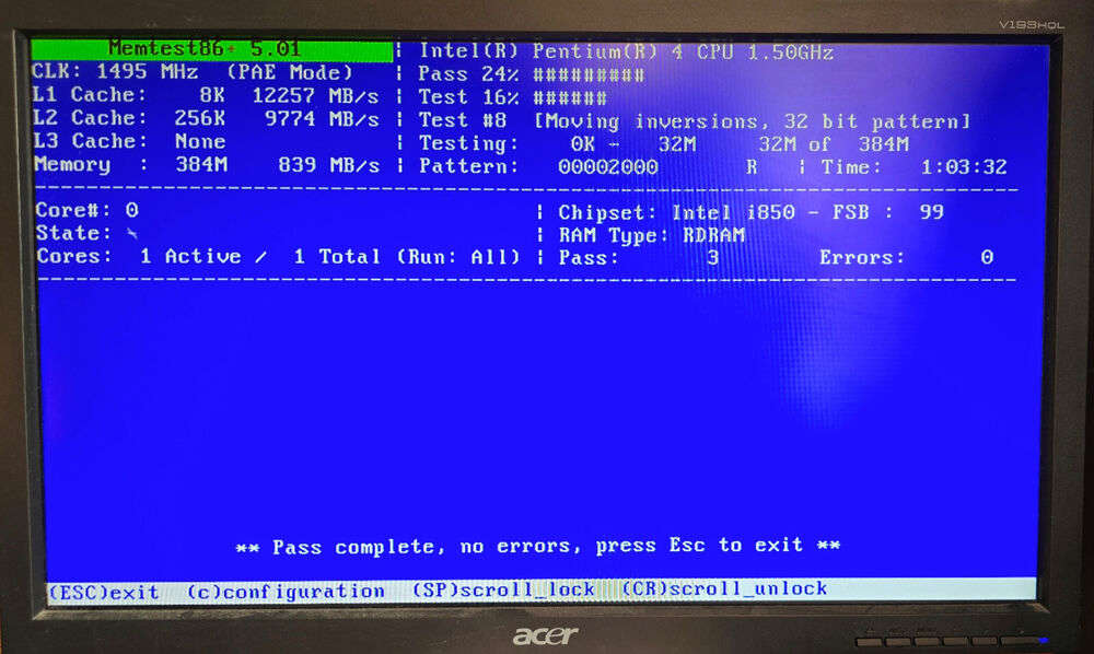 Intel D850GB Motherboard with Pentium 4 and 384MB RDRAM - Enhanced Performance