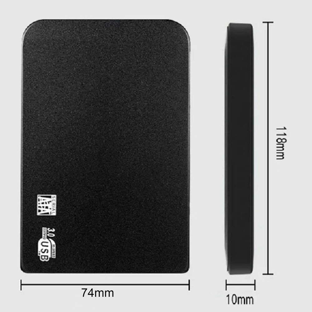 Enhanced Storage with 1/2/4TB USB 3.0 External Hard Drive