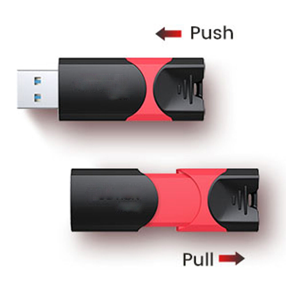 Ultra-Fast USB 3.0 Retractable Flash Drive - High-Capacity Storage