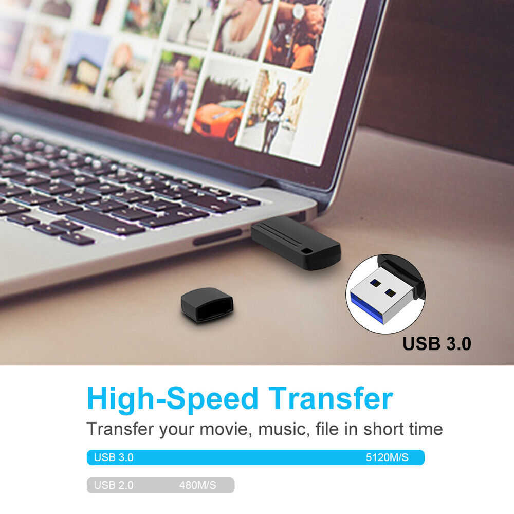 32GB High-Speed USB 2.0 Flash Drive - Bulk Memory Storage