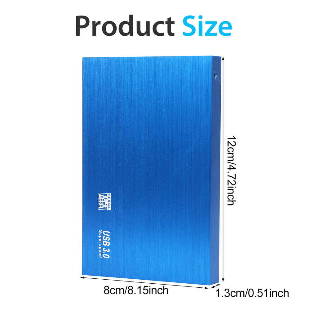 Ultra-Fast Portable External HDD Hard Disk Drive