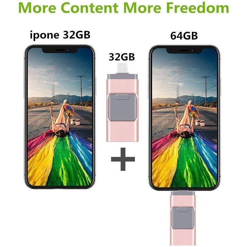 All-in-One 4in1 USB 3.0 Flash Drive - High-Speed Storage for All Your Devices