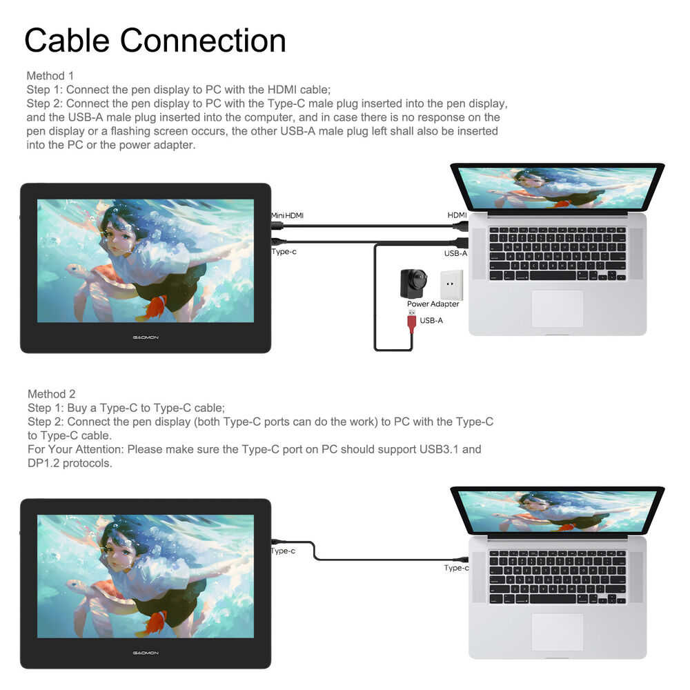 13.3 Inch Professional Graphic Tablet with Full-Lamination Display | GAOMON PD1320