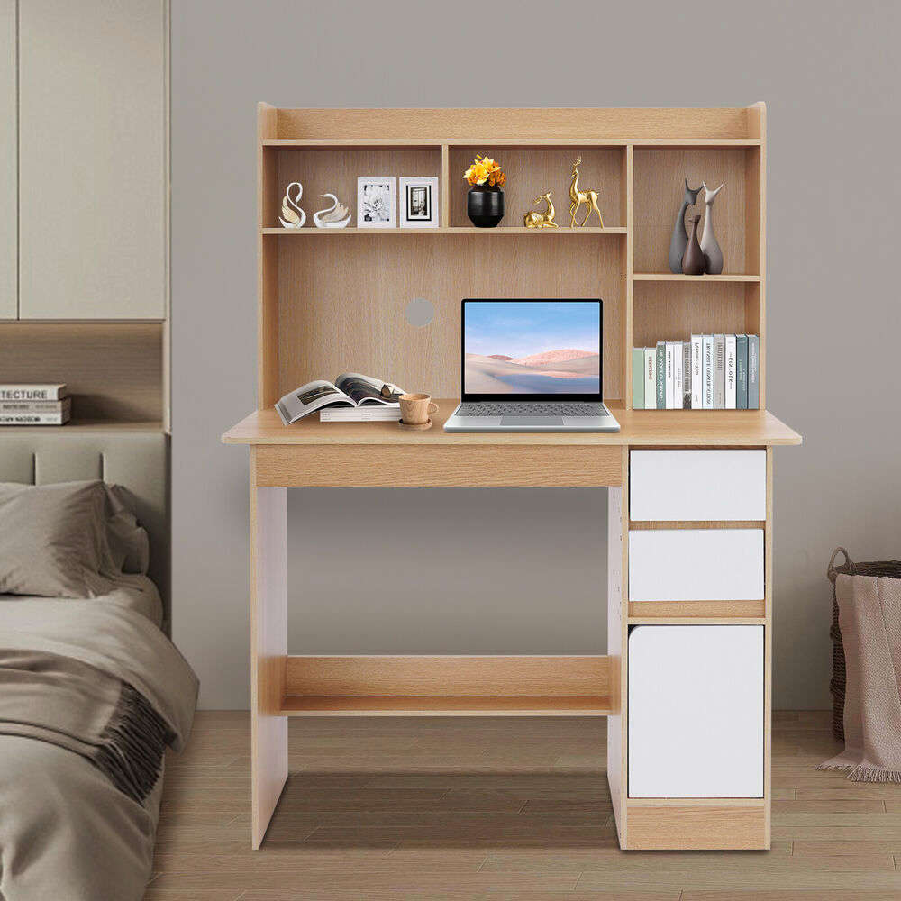 Stylish Oak Multipurpose Home Office Desk